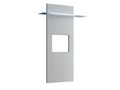 ELITE BIANCO Панель ТВ с подсветкой и стеклянной полкой