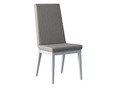 ELITE BIANCO Стул FLUTE STRIPE, ткань SCARLET 04