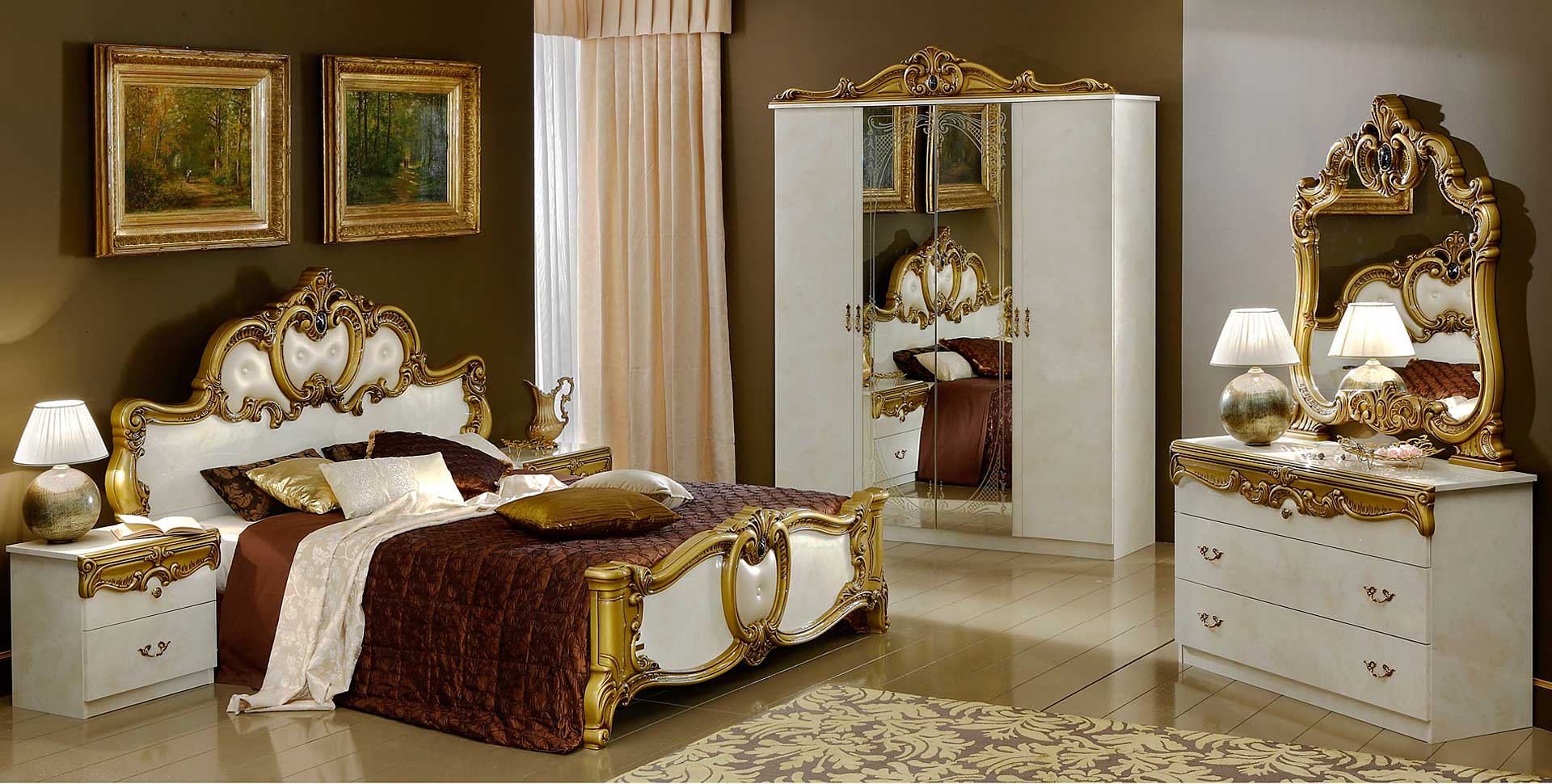Спальня Barocco Ivory Gold